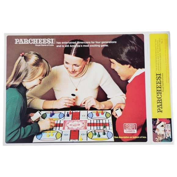 Parcheesi Royal Game of India No. 2 - Selchow & Righter Games 1975 - Picture 5 of 9